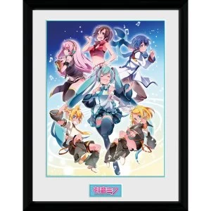 Image of Hatsune Miku Group Framed Collector Print