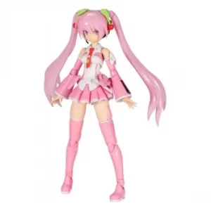 image of Hatsune Miku Frame Music Girl Plastic Model Kit Sakura Miku 15 cm