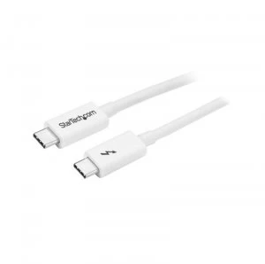 image of StarTech.com Thunderbolt 3 Cable - 20Gbps - 2m - White