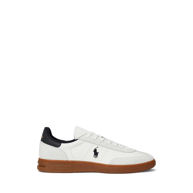 Image of Polo Ralph Lauren Polo Ralph Lauren Bedford Sneakers White/Black Male 7 OQ69201