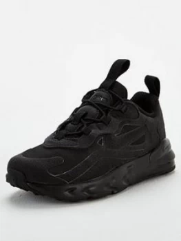 Image of Nike Air Max 270 React Toddler Trainers - Black