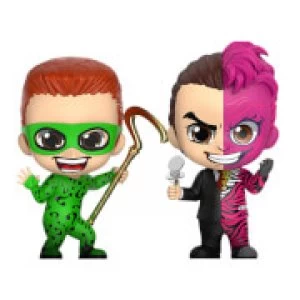 image of Hot Toys Batman Forever Cosbaby Mini Figures 2-Pack The Riddler & Two-Face 11 cm