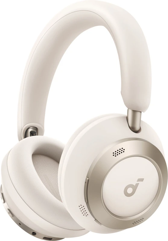 Image of Anker Soundcore Space One Pro Headset Wireless Head-band Calls/Music Bluetooth White A3062G21