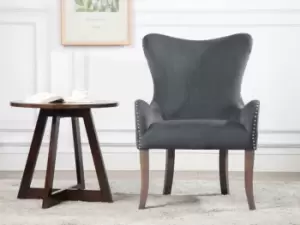Image of Birlea Ellis Grey Fabric Chair