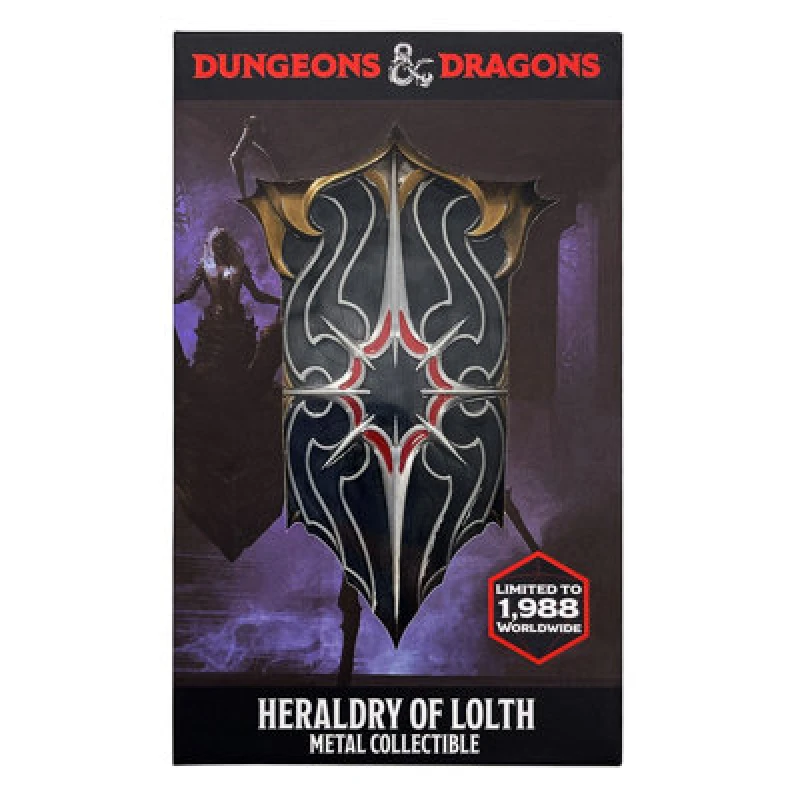 Image of Dungeons & Dragons Limited Edition Lolth the Spider Queen Ingot Black unisex