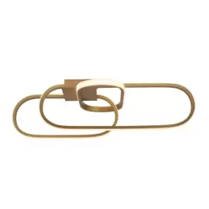 Image of Clip LED Ceiling Light, Gold Aluminium