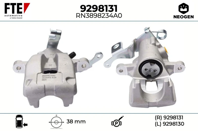 Image of Brake caliper FTE 9298131