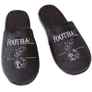 Image of Ultimate Gift for Man Slippers Large UK Size 11-12 Football