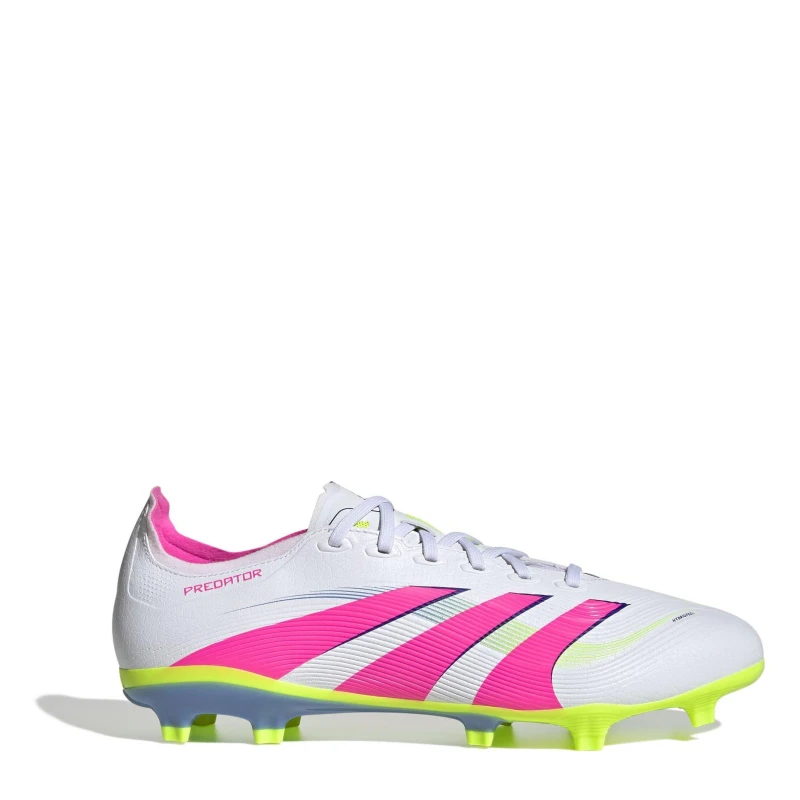 Image of adidas Predator League Adults Firm Ground Football Boots Ftwr White/Luci male 7.5 (41.3)