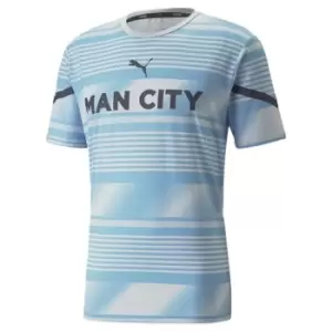 Image of Puma Manchester City PM Jersey - Blue