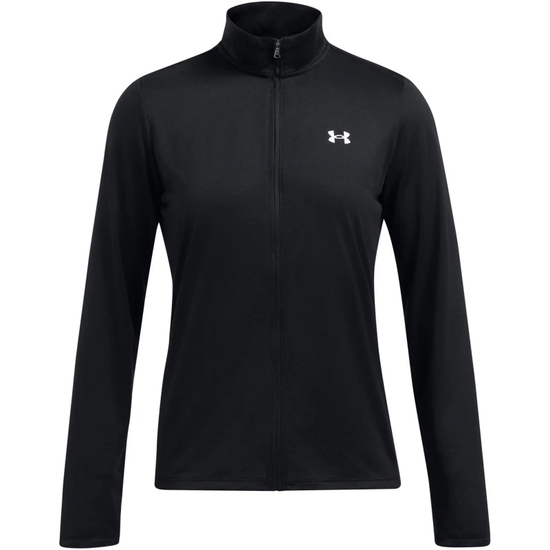 Image of Under Armour Armour Tech Full Zip Tracksuit Top Womens - Black 8