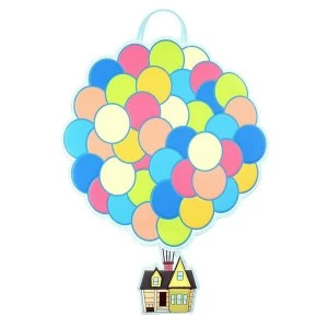 Image of Loungefly Disney Up Balloon House Convertible Mini Backpack