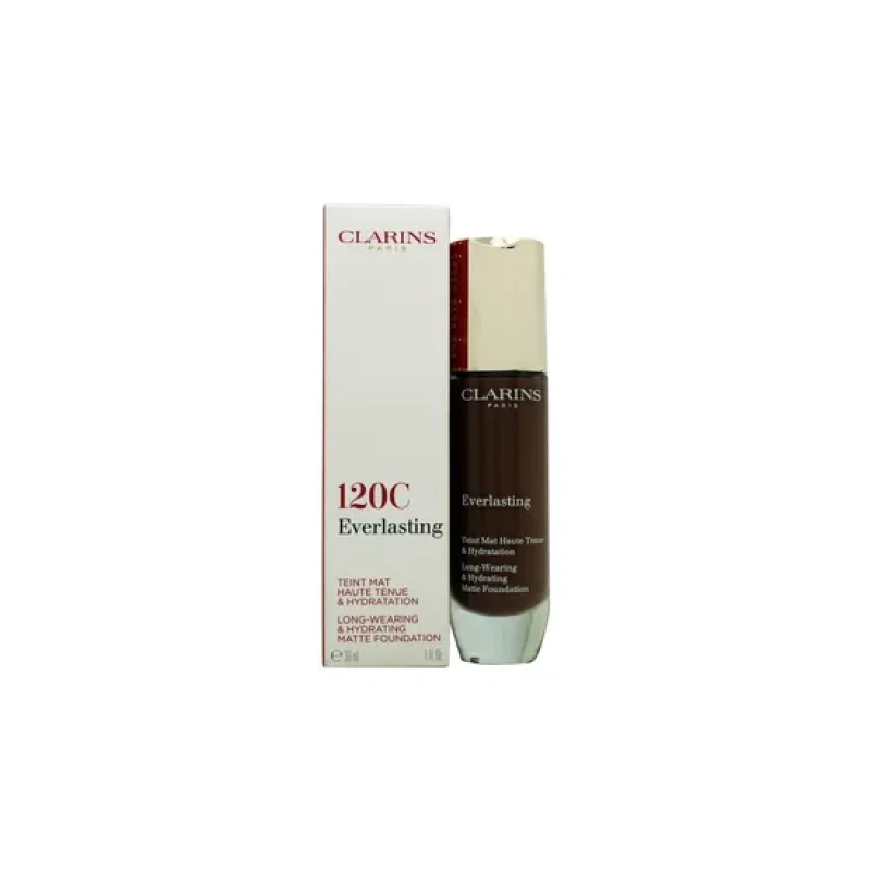 Image of Clarins Everlasting Hydrating & Matte Foundation 120c Espresso