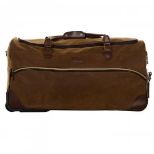 Image of Kangol Chocolate Wheelie Holdall - 29in/74cm