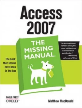 Image of Access 2007 by Matthew Macdonald Book