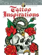 Image of creative haven tattoo inspirations coloring book