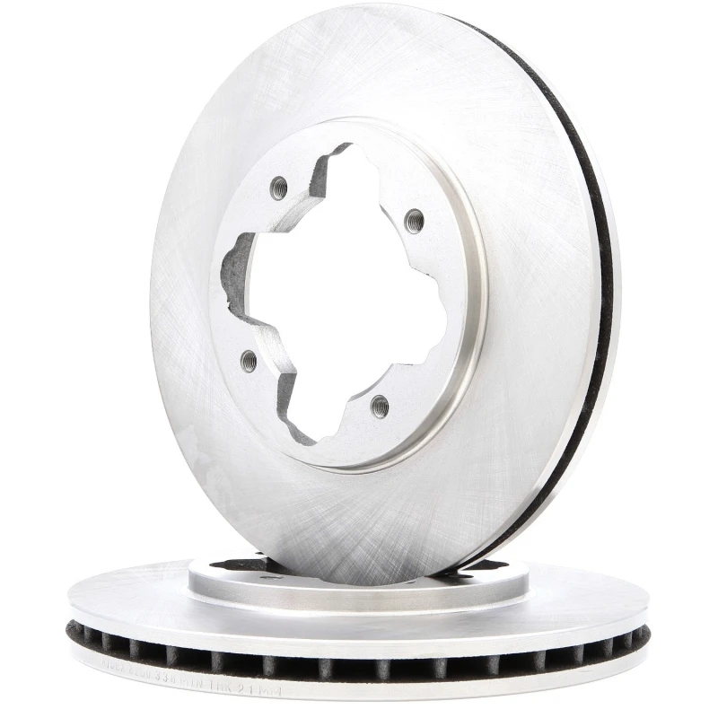 Image of RIDEX 82B0338 Brake disc Front Axle, Vented, Cast Iron, Uncoated, Untreated, without bolts/screws Cast Iron Brake Disc (82)
