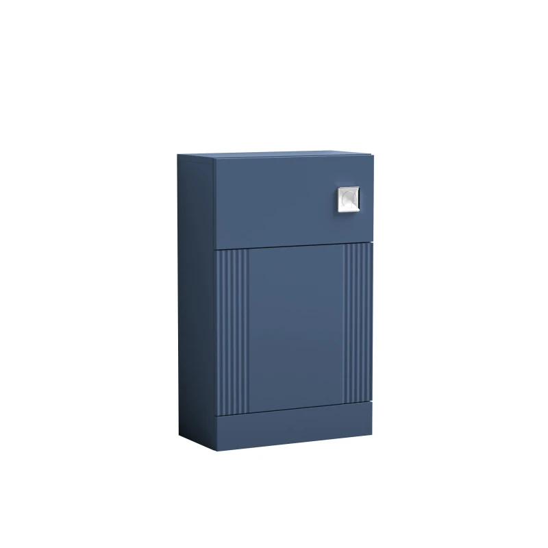 Image of Balterley Retro Floor Standing Bathroom WC Toilet Unit - 500mm - Satin Blue Blue Unisex