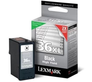 image of Lexmark 36XL Black Ink Cartridge