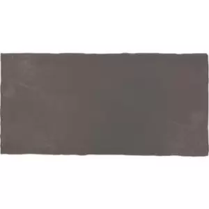 Image of Charcoal Grey Rustic Effect Wall Tile 7.5 x 15cm - Artisan
