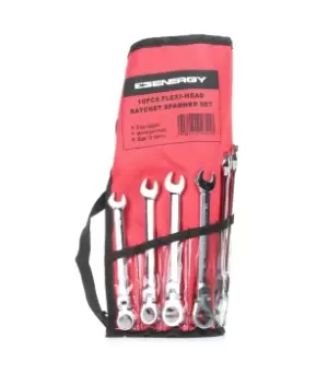Image of ENERGY Ratchet Ring Open-ended Spanner Set with ratchet function NE00451