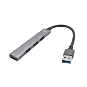 image of i-tec Metal USB 3.0 HUB 1x USB 3.0 + 3x USB 2.0