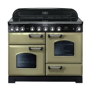 image of Rangemaster 100950 CDL110EIOG-C Classic Deluxe 110cm Induction Range Cooker Olive G-C