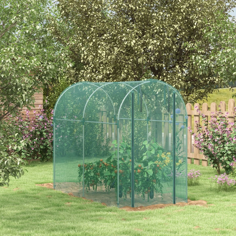 Image of Outsunny Fruit Cage - Plant Protection Tent - Green - 2.4 TJ Hughes 5061025087976