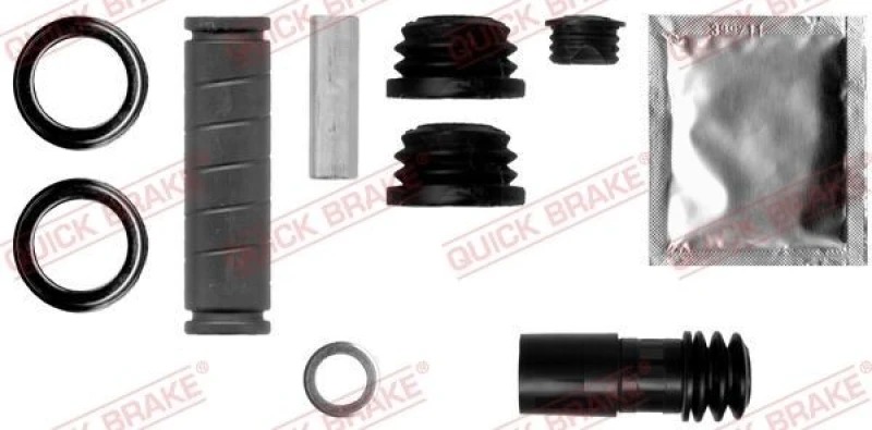 Image of QUICK BRAKE Guide sleeve kit, brake caliper QUICK BRAKE 113-1360X