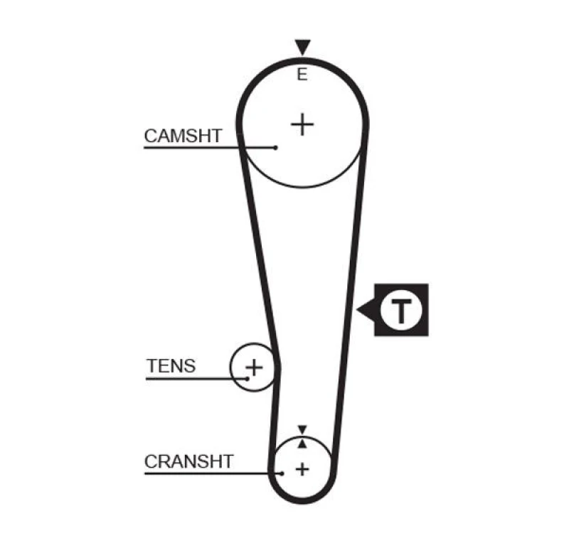Image of GATES Timing Belt GATES 5382XS