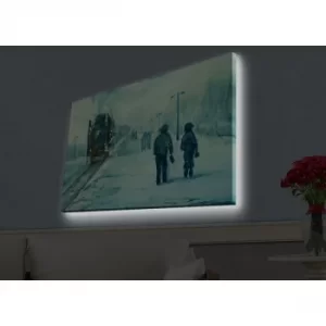 Image of 4570HDACT-040 Multicolor Decorative LED Lighted Canvas Painting