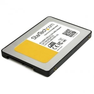 image of StarTech M.2 SSD To 2.5" Sata Iii Adapter Ngff Solid State Drive Converter With Protective Housing