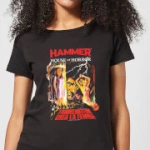 Image of Hammer Horror Frankenstein Crea La Femme Womens T-Shirt - Black