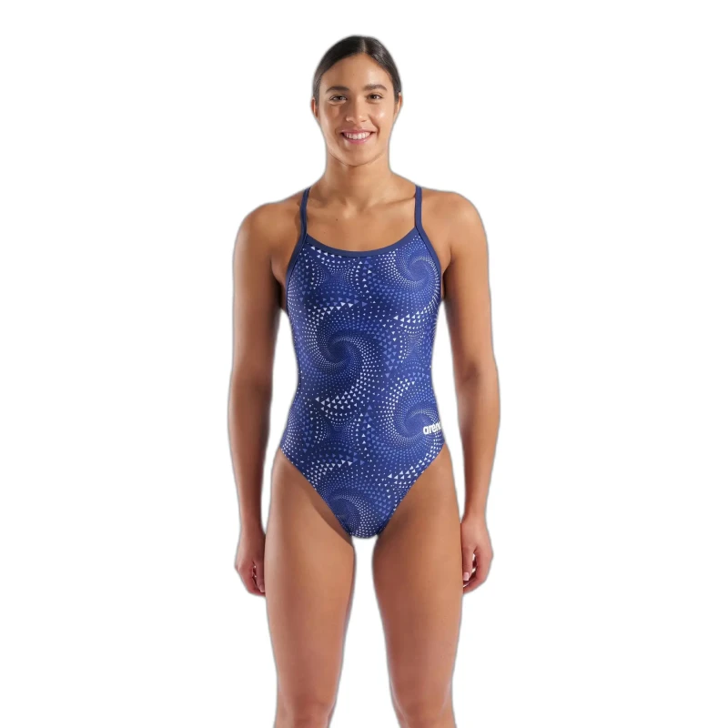 Image of Womens 1 Piece swimsuit Arena Fireflow Challeng Bleu Female 38