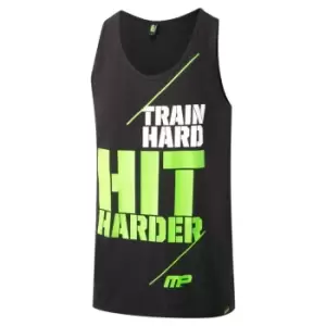 image of Musclepharm Printed Vest Mens - Black