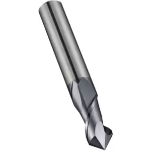 S740 8.00MM Carbide 2 Flute Short Series 90 Chamfering Slot Drill - AlTiN Coated