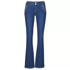 image of Morgan PFARAH womens Trousers in Blue - Sizes UK 8,UK 14