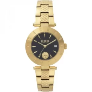 Image of Ladies Versus Logo Blue Dial Stainless Steel Bracelet Watch