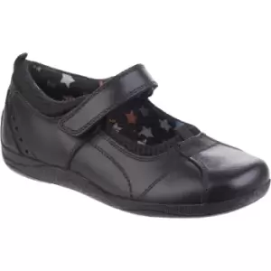 Image of Hush Puppies Girls Cindy Leather Adjustable Ankle Strap Sandal Shoes UK Size 10 (US 10.5, EU 28)