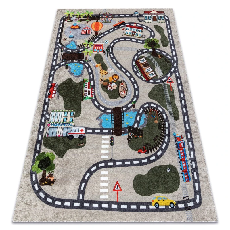 Image of RugsX Junior Rug in Beige Size: 140cm x 190cm Beige Unisex 140cm x 190 cm