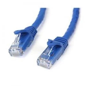 image of StarTech.com 35ft Blue Gigabit Snagless RJ45 UTP Cat6 Patch Cable