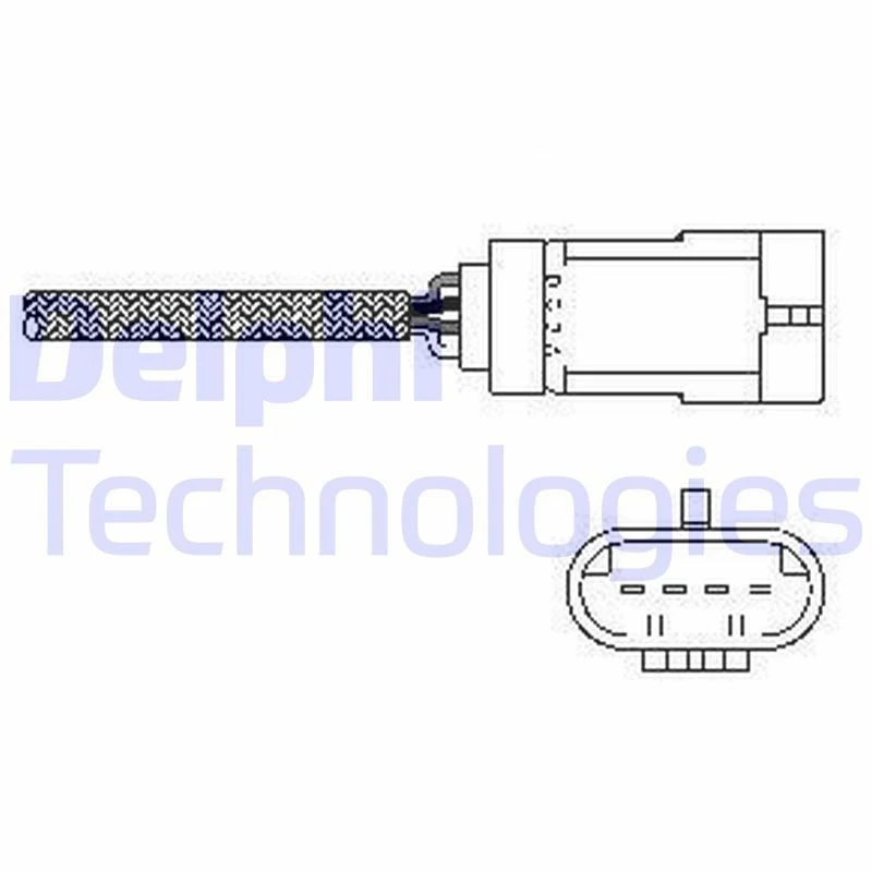 Image of DELPHI Lambda sensor DELPHI ES10793-12B1