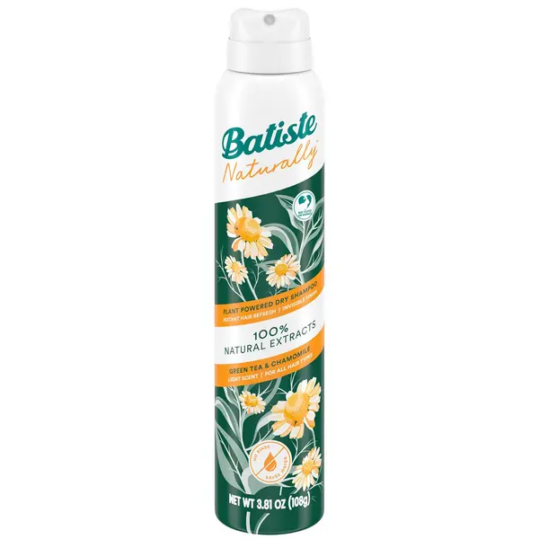 Image of Batiste Naturally Green Tea & Chamomile Dry Shampoo 200ml