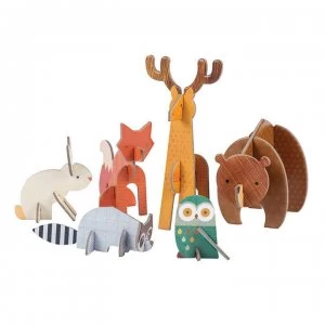 Image of Petit Collage Petit Pop Out Play Set - Woodlands
