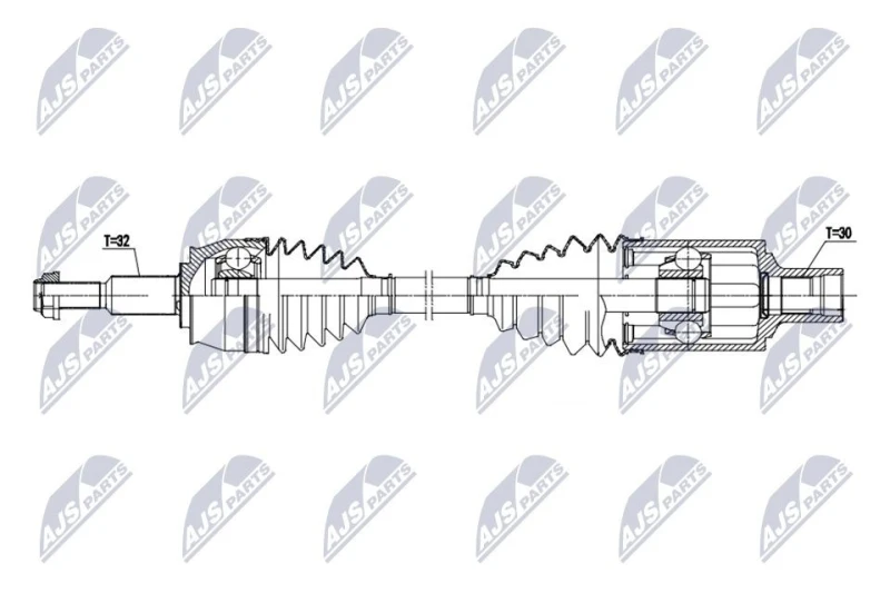 Image of NTY Drive shaft NTY NPW-CH-173