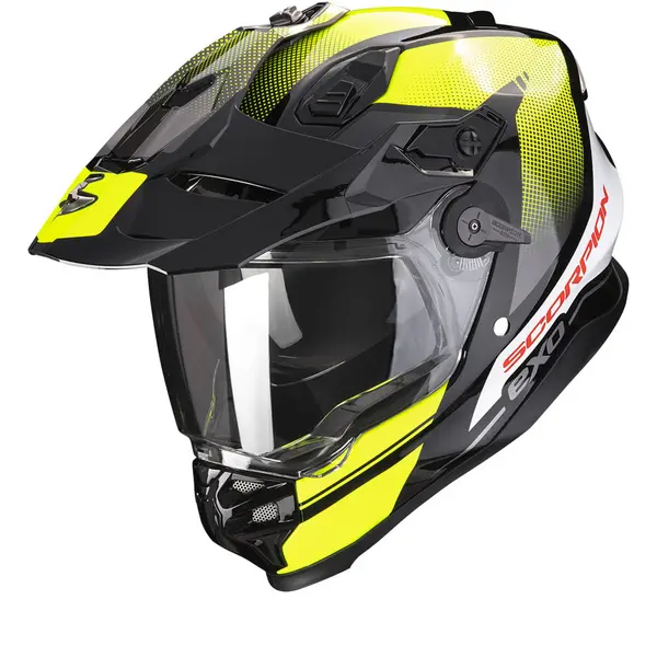 Scorpion ADF-9000 Air Trail Black Neon Yellow Adventure Helmet Size XS