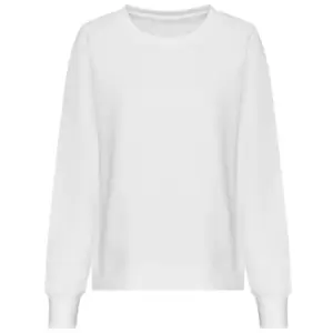 image of Awdis Womens/Ladies Sweatshirt (M) (Arctic White)