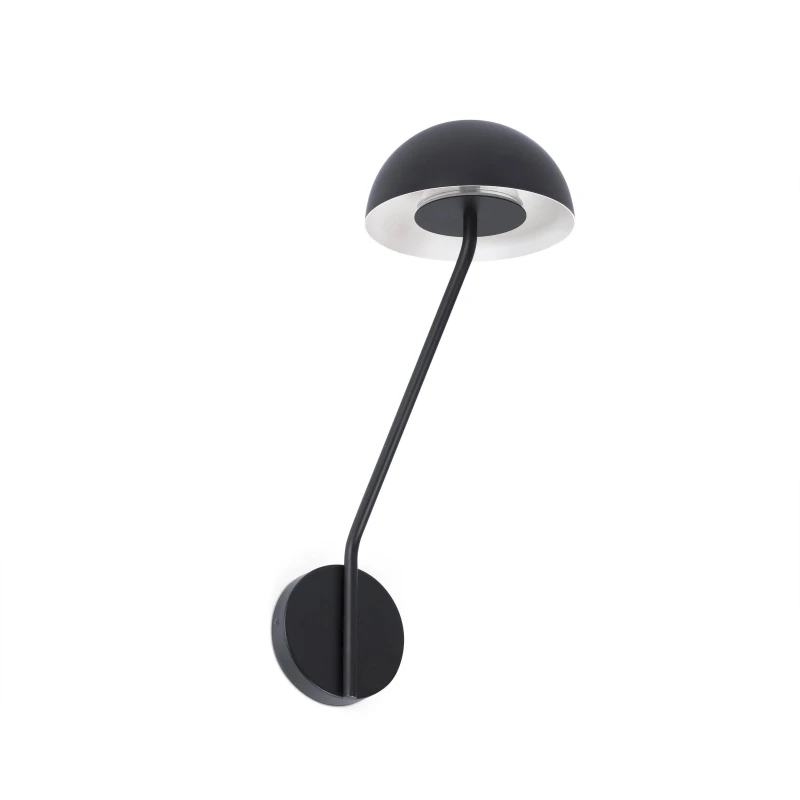 Image of Netlighting Pure LED Wall Lamp Black Gold 6W 3000K Black
