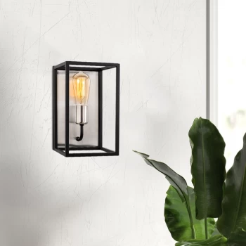 Image of Kafes - 5561 Nickel Black Wall Lamp