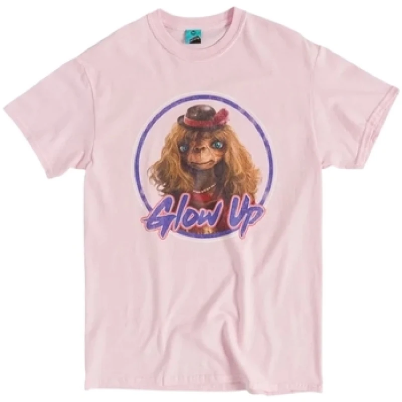 Image of E.t. The Extra-Terrestrial Glow Up mens T shirt in Red